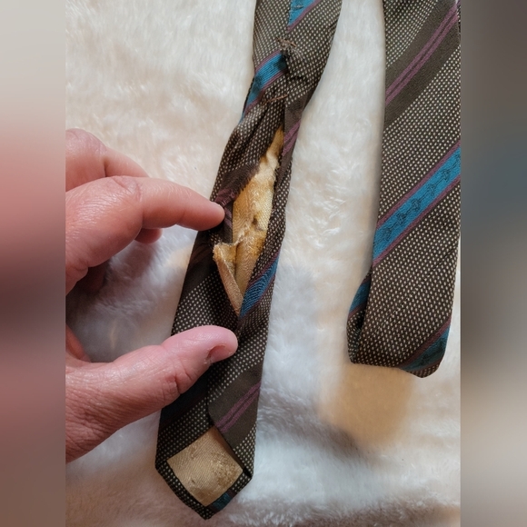 Authentic Vintage Gucci Necktie 100% Silk Tie Brown Rare Luxury Read Desc - Picture 13 of 15
